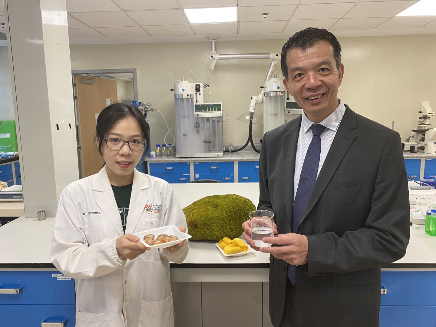 NTU develops technique for making lactic acid from jackfruit seeds