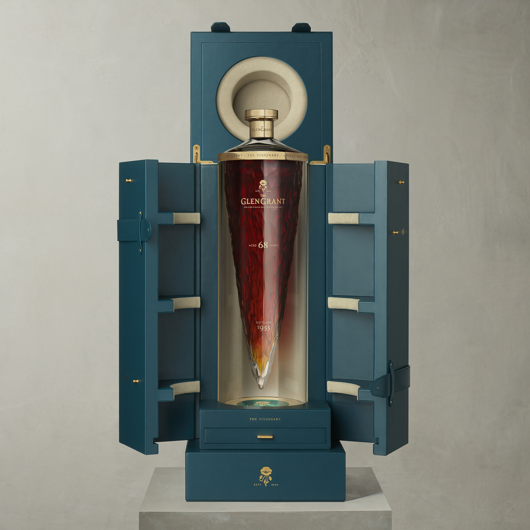 The Glen Grant Single Malt Scotch Whisky introduces Visionary oldest single malt in one of one auction