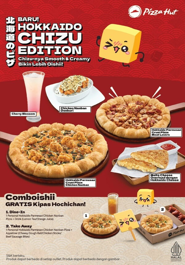 Pizza Hut Indonesia unveils cheesy marvel with Hokkaido cheese edition