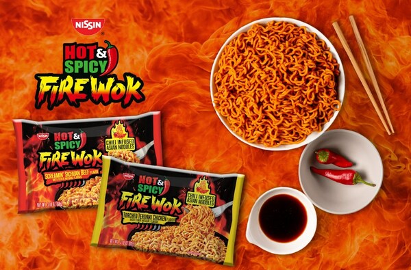Nissin Foods launches Hot & Spicy FIRE WOK chilli-infused noodles