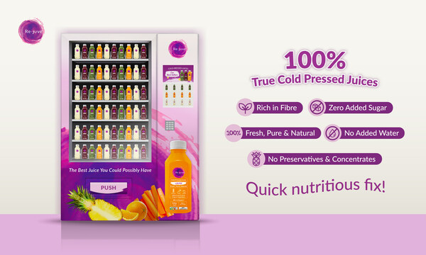 Re.juve drops Singapore's first cold-pressed juice vending machine