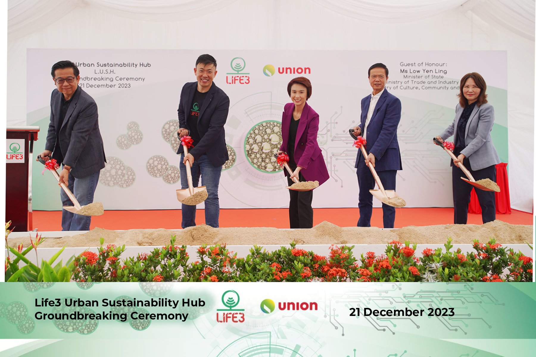 Life3 Urban Sustainability Hub (LUSH) breaks ground in Singapore