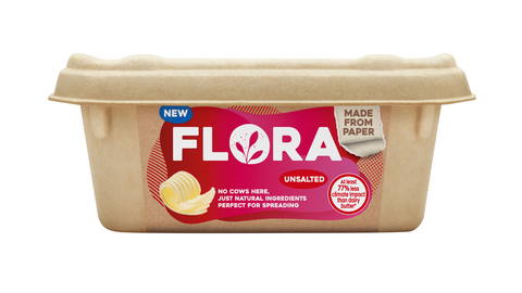 Upfield launches first plastic-free, recyclable tub for plant butters and spreads