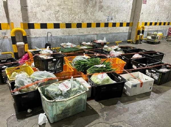 SFA seizes 1.5 tonnes of fresh produce imported from Malaysia