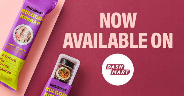 UNLIMEAT Kimbap products available via DoorDash's DashMart
