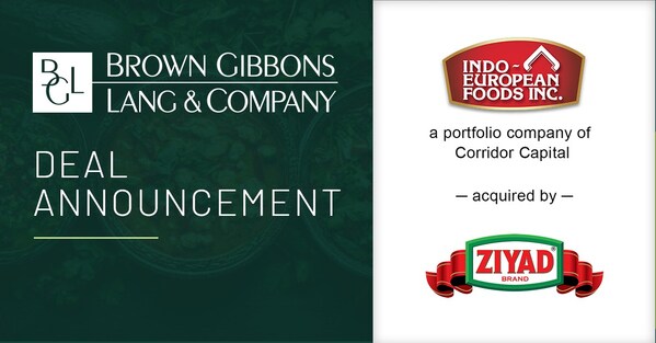 BGL sales Indo~European Foods company to Ziyad Brothers