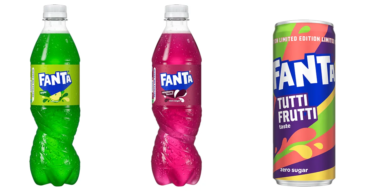 Fanta adds three fruity twists to zero sugar line-up
