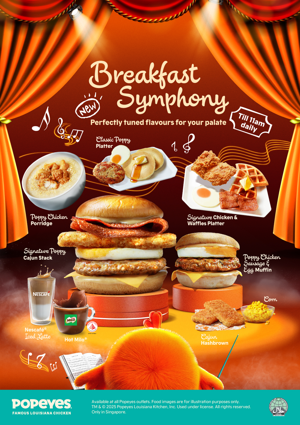 Popeyes Singapore launches first-ever breakfast menu