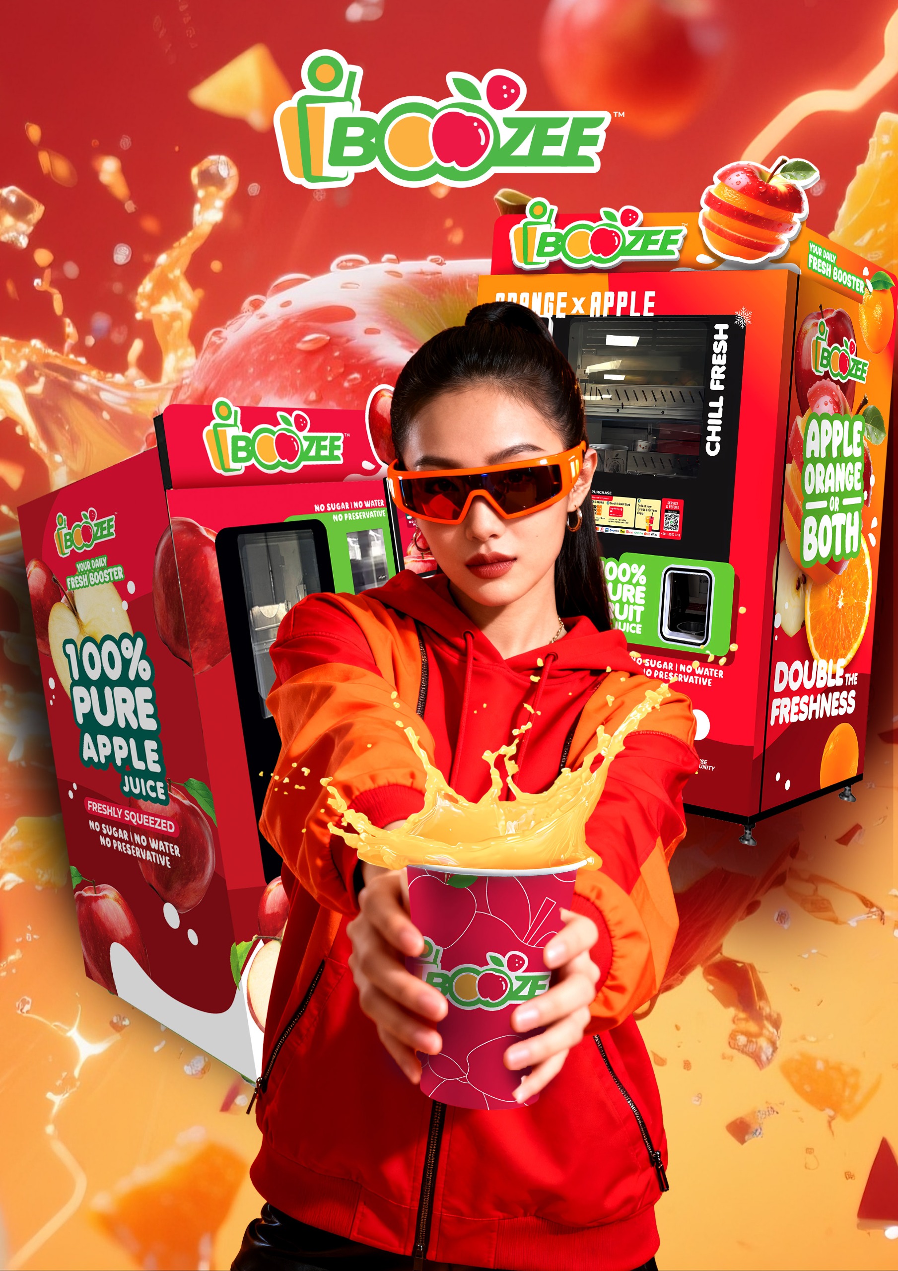 iBoozee launches smart robotic juice machines in Singapore