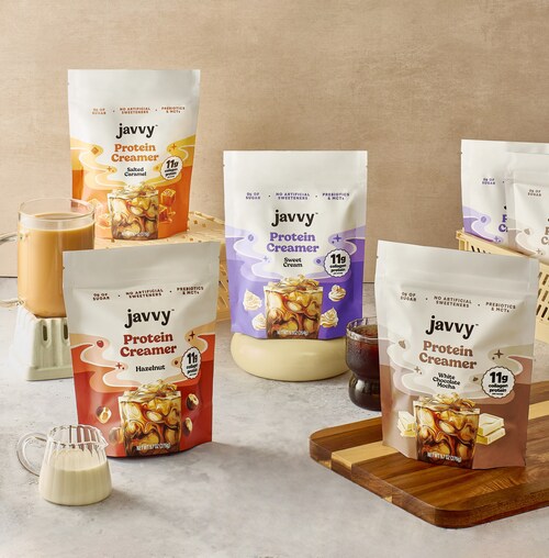 Javvy Coffee expands protein line with new protein creamer flavours