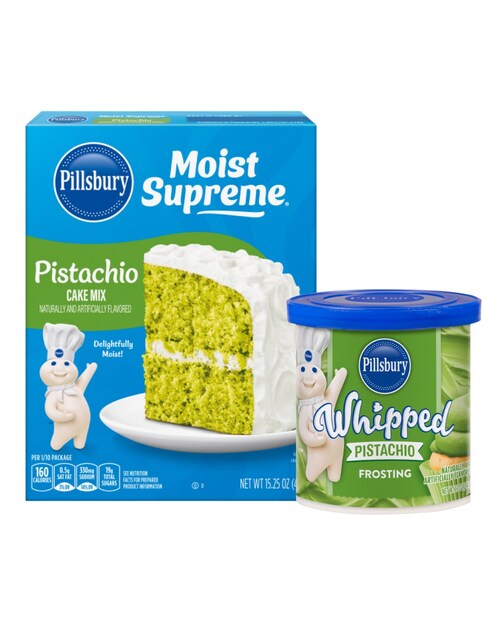Pillsbury Baking introduces Pistachio Cake Mix &amp; Whipped Pistachio Frosting