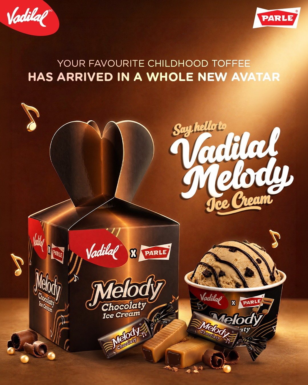 Vadilal Brings Parle's Iconic Melody Brand to the Ice Cream Aisle