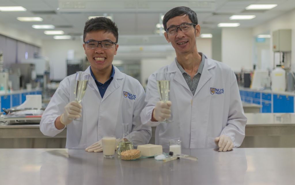 NUS researchers turn tofu into wine
