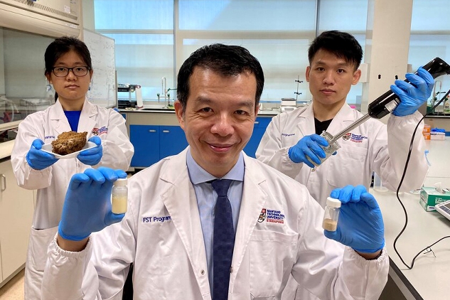 NTU’s researcher invented a plant-based emulsifier to replace eggs or dairy in food