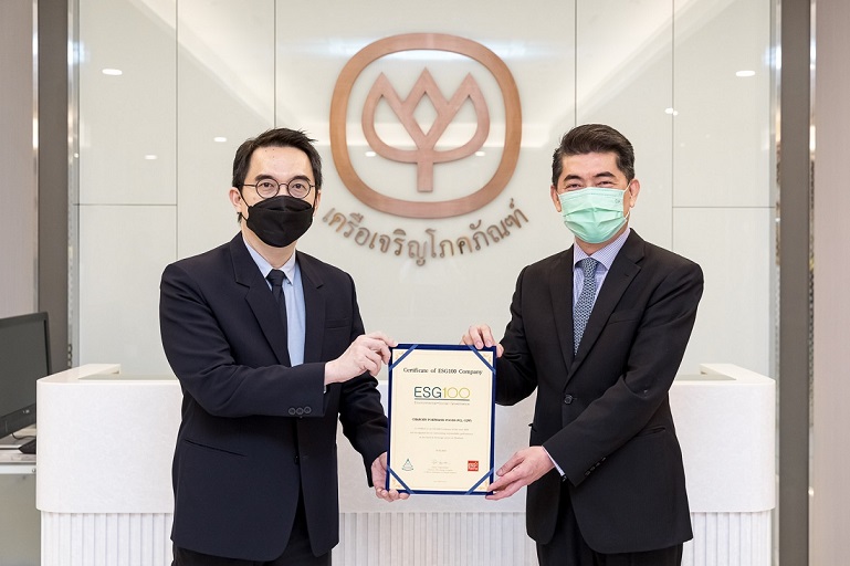 CP Foods listed in ESG100 for the 5th consecutive year