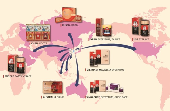 Korea unveils ’World Map of Red Ginseng’