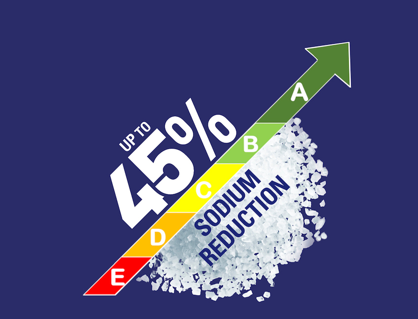 Improving Nutri-Score with sodium reduction ingredient