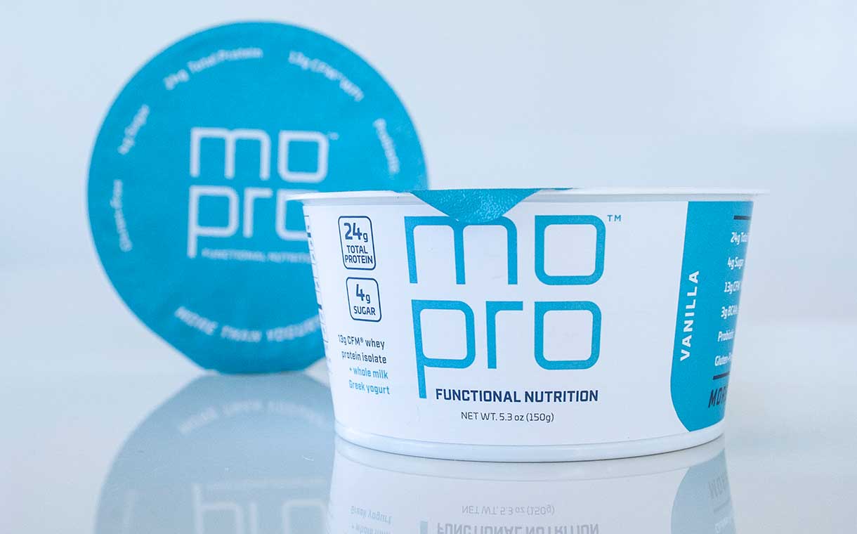 Mopro Nutrition launched yogurt infused with whey protein isolate