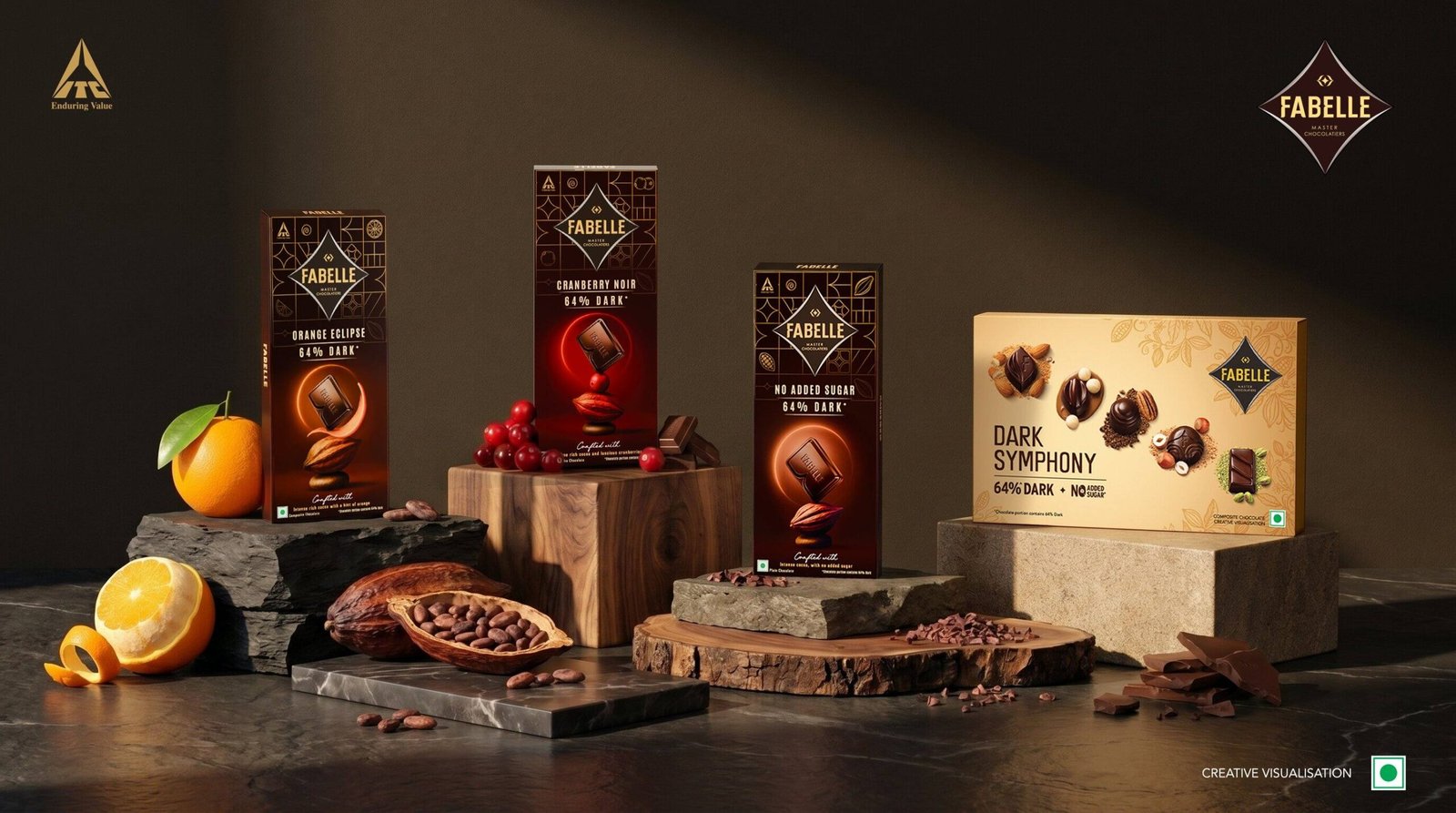 ITC Fabelle unveils 64% Ghana-Origin Dark Chocolate Range
