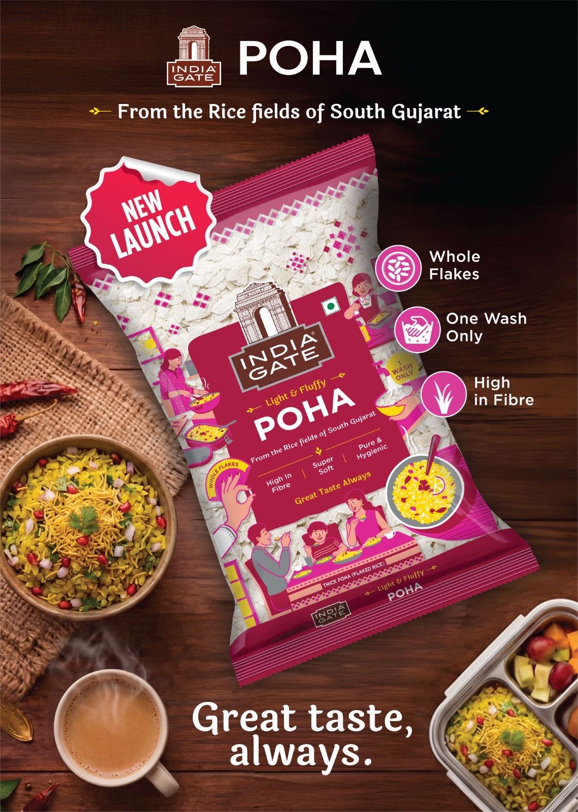 India Gate Expands Beyond Rice With Entry Into India’s Fast-Growing Branded Poha Market
